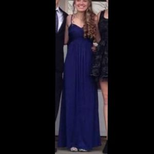 Sparkly Blue Evening Gown Dress